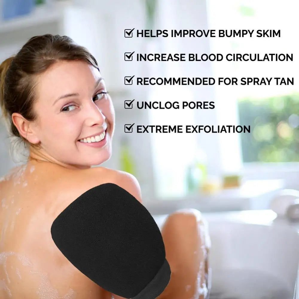 1Pc Hot Moroccan Hammam Exfoliating Mitt Kessa Scrub Glove Preparation Durable Shower Scrub Gloves Body Facial Tan Massage Mitt