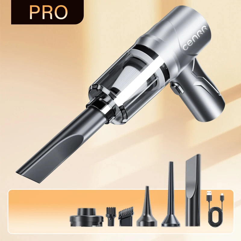 CENRR Car Vacuum Cleaner 895000PA Cordless Powerful Wireless Cleaner Cleaning Machine HandHeld Portable Vacuum Cleaner fo Car