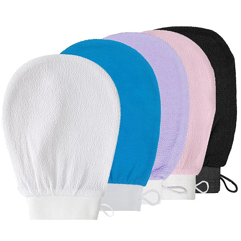 【AD】Moroccan Hammam Bath Scrub Glove Exfoliating Body Facial Tan Massage Glove Exfoliator Glove Random Color Bath Shower Wash