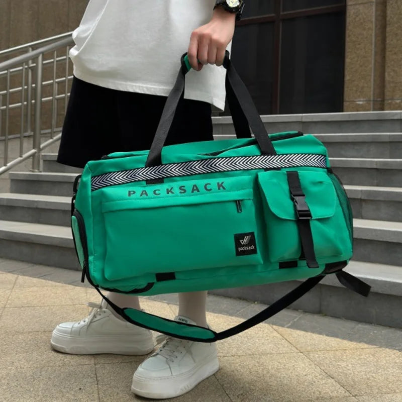 Fashion Travel Duffel Bag Short Trip Backpack for Airlines Carry On Bag Lightweight Multifunctional Large Capacity Sports Bag