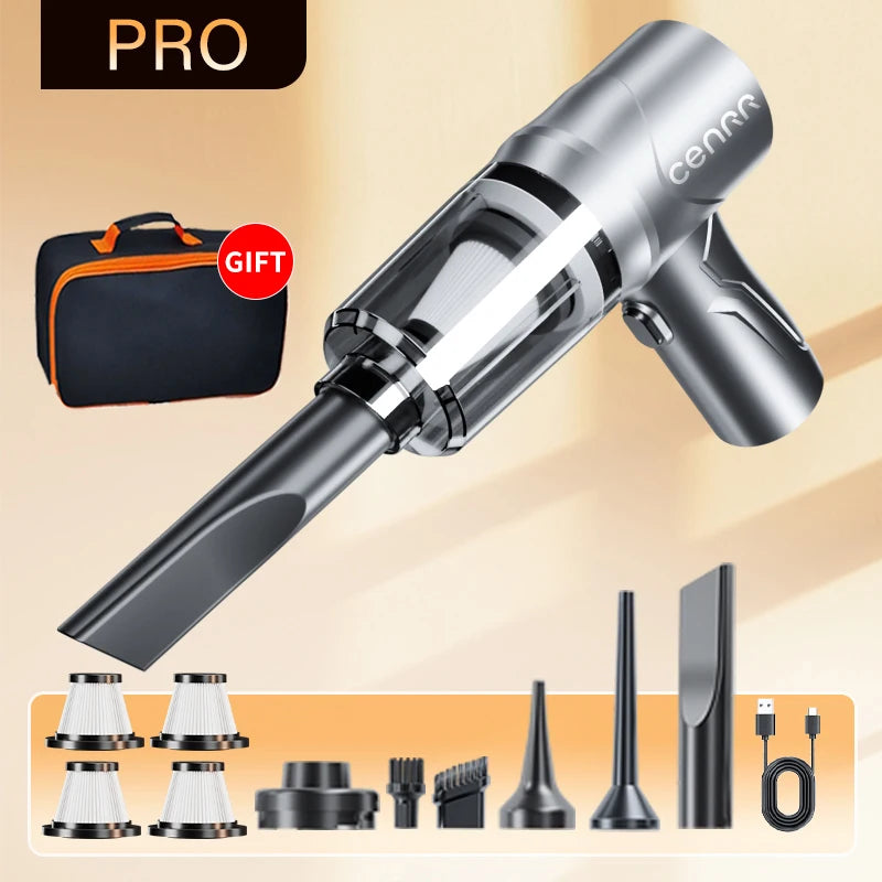 CENRR Car Vacuum Cleaner 895000PA Cordless Powerful Wireless Cleaner Cleaning Machine HandHeld Portable Vacuum Cleaner fo Car
