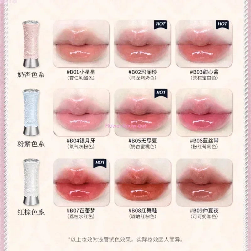 Flower Knows Butterfly Cloud Shoulder Makeup Set Gift Box Cosmetics Lipstick Lip Blush Eyeshadow Makeup Bag