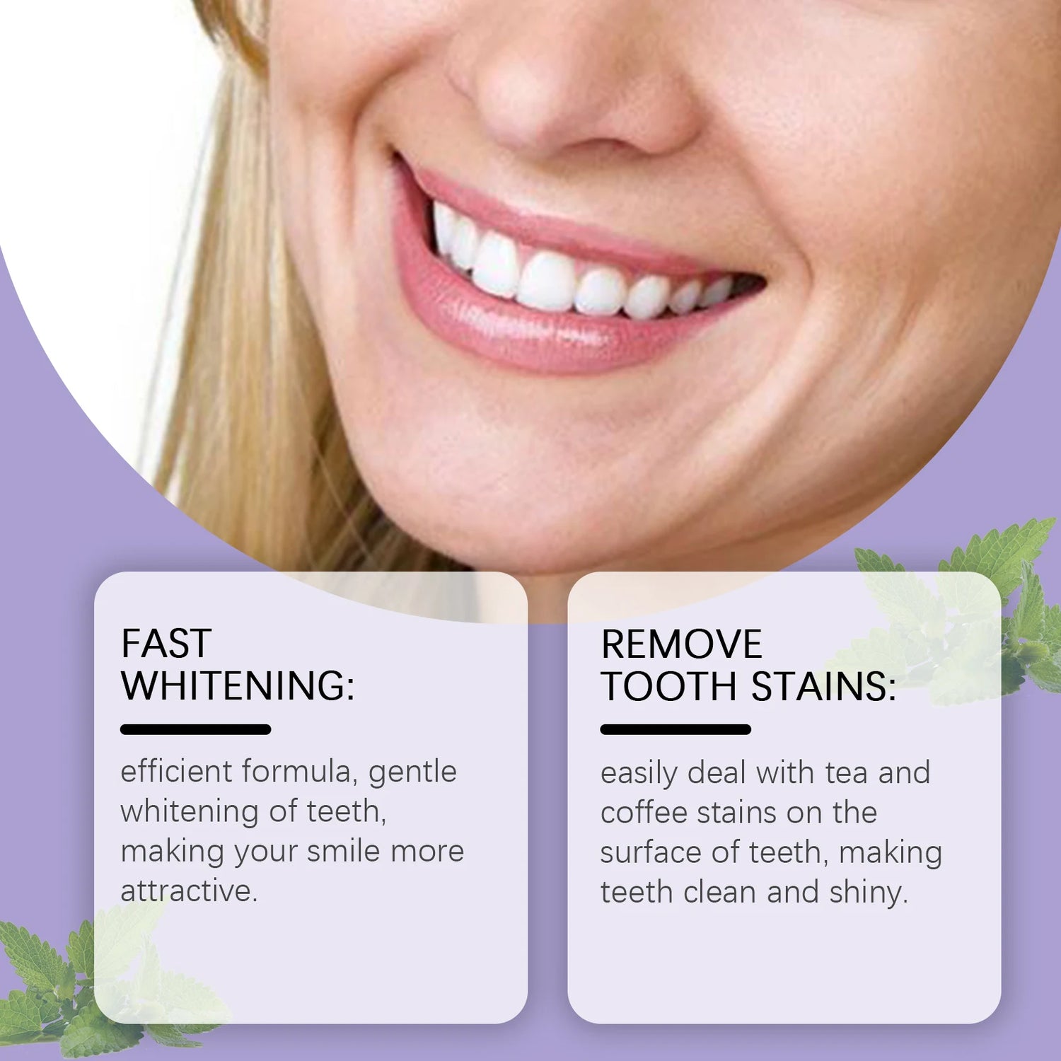 Oralhoe 7pcs Teeth Whitening Strips Remove Yellow Plaque Perfect Smile Mint Fresh Breath Peroxide Free Teeth Bleaching Strips