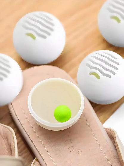 6/18 PCS Shoe Deodorizer Balls Reusable Solid Scented Odor Eliminator for Sneakers Closet Drawer Effective