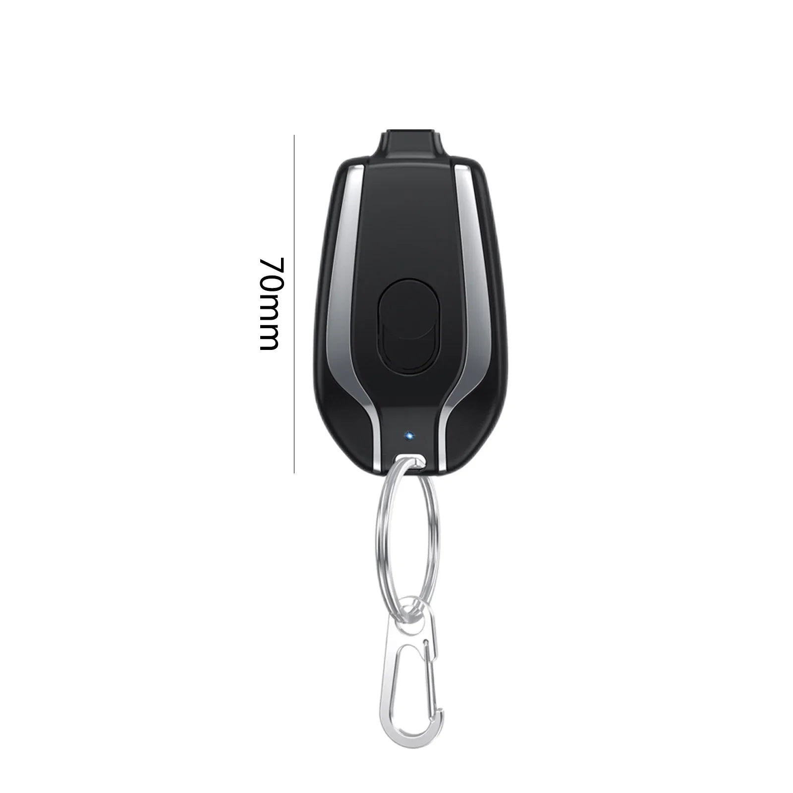 3-1PCS Mini Battery Pack Fast Charging Backup Power Bank Android Portable Charger Keychain Charger With Type-C Ultra-Compact