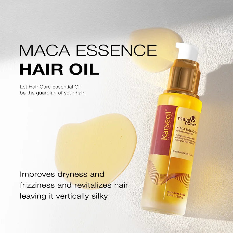 Karseell 50ml Moroccan Argan Oil 50ml 1.69 fl.oz for Hair Healing Cold Pressed Weightless Hair Serum for Dry Damaged Hair