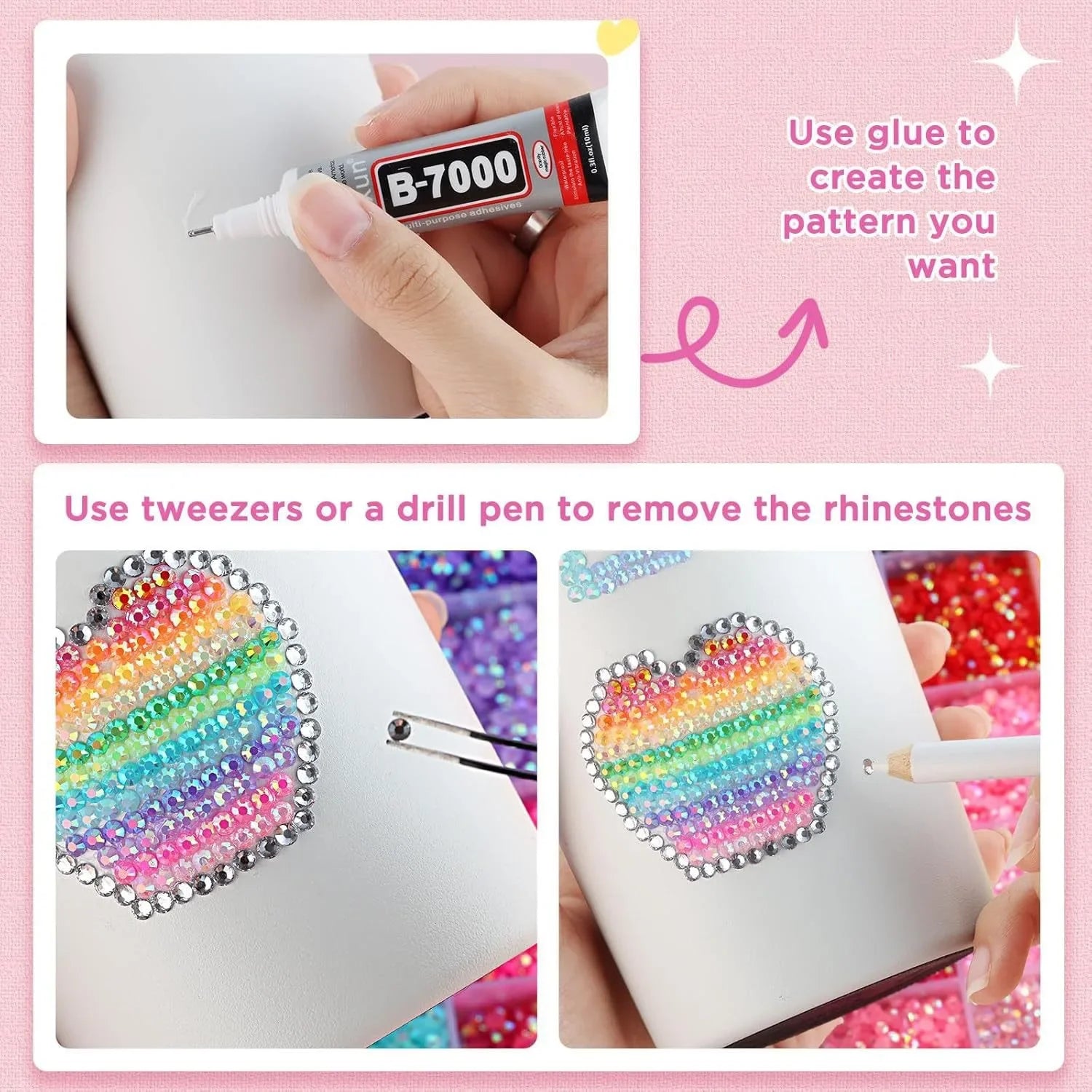 Resin Rhinestones for Crafting Mixed-Color 3mm Bedazzling Crystal DIY Crafts Clothing Tumblers Shoes Fabric Nail Art Colorful