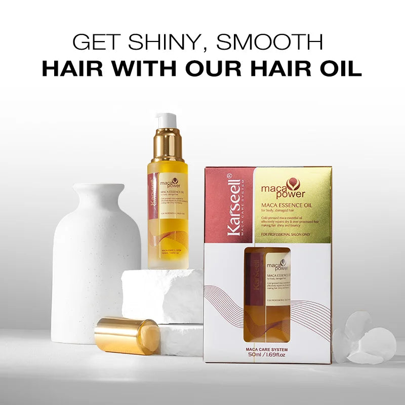 Karseell 50ml Moroccan Argan Oil 50ml 1.69 fl.oz for Hair Healing Cold Pressed Weightless Hair Serum for Dry Damaged Hair