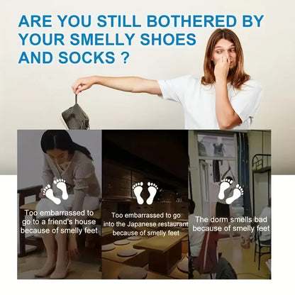 Multifunctional Shoe &amp; Sock Deodorant Spray: Eliminates Odors in Restrooms/Kitchens/Car Interiors, Shoe Cabinet Care