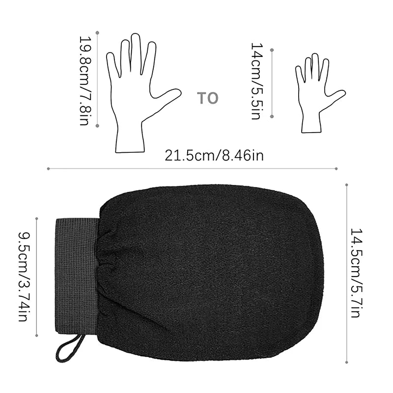 【AD】Moroccan Hammam Bath Scrub Glove Exfoliating Body Facial Tan Massage Glove Exfoliator Glove Random Color Bath Shower Wash