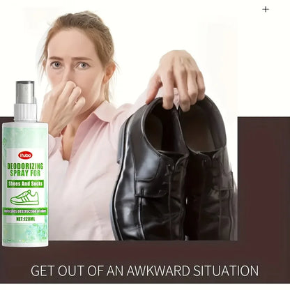 Multifunctional Shoe &amp; Sock Deodorant Spray: Eliminates Odors in Restrooms/Kitchens/Car Interiors, Shoe Cabinet Care
