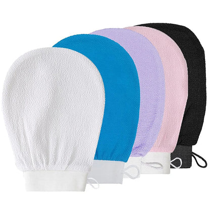 【AD】Moroccan Hammam Bath Scrub Glove Exfoliating Body Facial Tan Massage Glove Exfoliator Glove Random Color Bath Shower Wash
