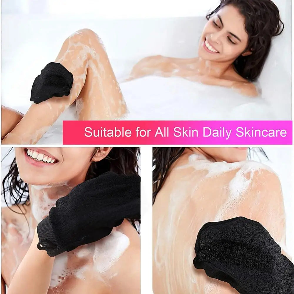 1Pc Hot Moroccan Hammam Exfoliating Mitt Kessa Scrub Glove Preparation Durable Shower Scrub Gloves Body Facial Tan Massage Mitt
