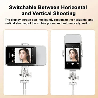 Smartphone Wireless Magnetic Monitor Screen For Smartphone Vlog Live Stream Video Recording Screen Phone Rear Camera Selfie