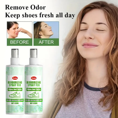 Multifunctional Shoe &amp; Sock Deodorant Spray: Eliminates Odors in Restrooms/Kitchens/Car Interiors, Shoe Cabinet Care