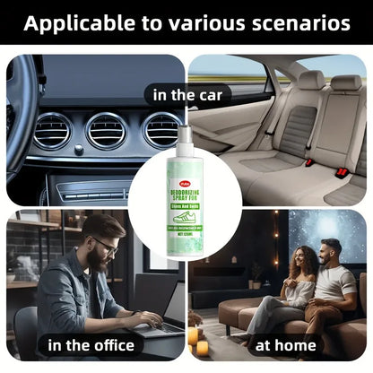 Multifunctional Shoe &amp; Sock Deodorant Spray: Eliminates Odors in Restrooms/Kitchens/Car Interiors, Shoe Cabinet Care