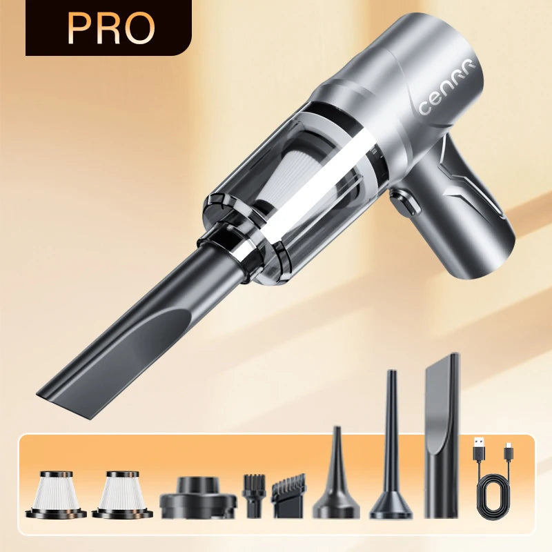 CENRR Car Vacuum Cleaner 895000PA Cordless Powerful Wireless Cleaner Cleaning Machine HandHeld Portable Vacuum Cleaner fo Car
