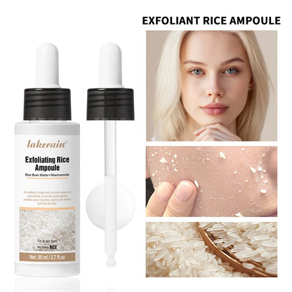Rice Peeling Ampoule Soft Exfoliating Face and Body Scrub Dead Skin Cells Blackhead Remover for All Skin Types  korean skin care