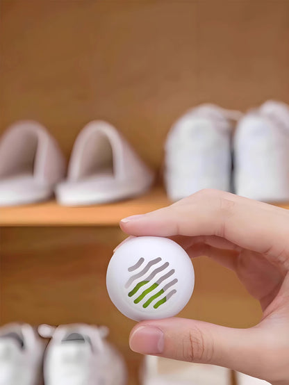 6/18 PCS Shoe Deodorizer Balls Reusable Solid Scented Odor Eliminator for Sneakers Closet Drawer Effective