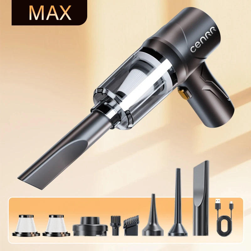 CENRR Car Vacuum Cleaner 895000PA Cordless Powerful Wireless Cleaner Cleaning Machine HandHeld Portable Vacuum Cleaner fo Car